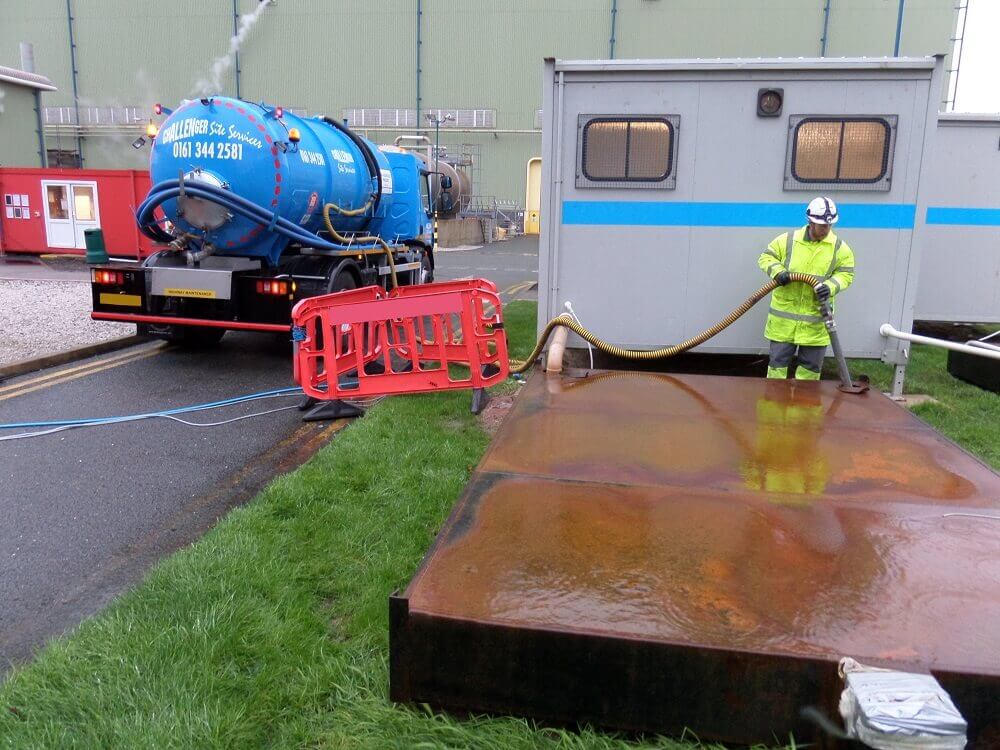 Effluent Waste Tank Emptying Challenger Site Services